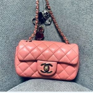 💖💖💖Chanel Valentine Pink Mini Flap Bag
